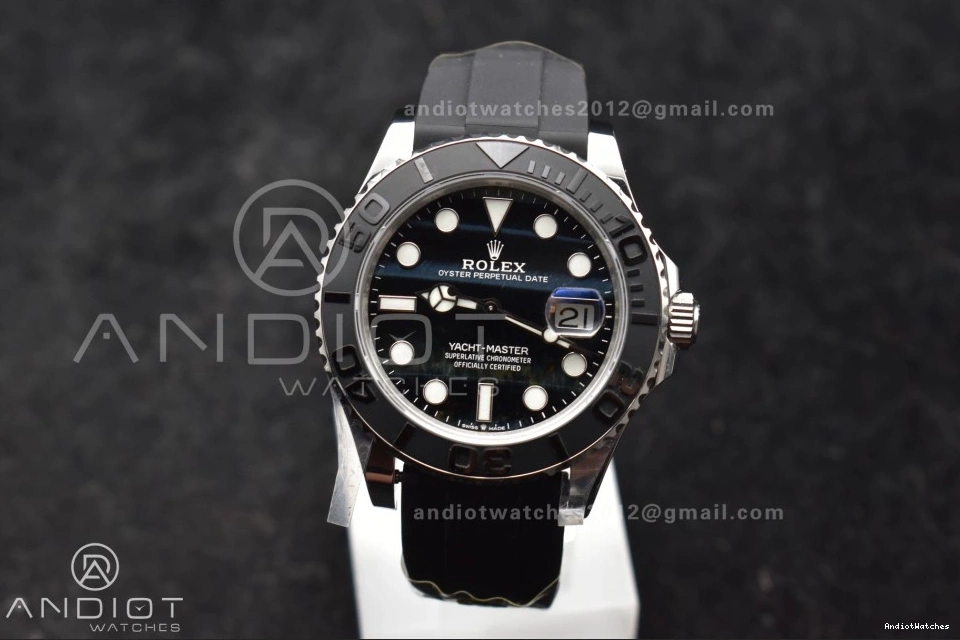 (Tungsten Heavy Ceramic Gold Version) VR3235 Bezel Strap Eye flex Yacht-Master on SmartChoice 1214 Dial 1:1 42mm Oyster Falcon's Edition 226659 Factory Best 0522